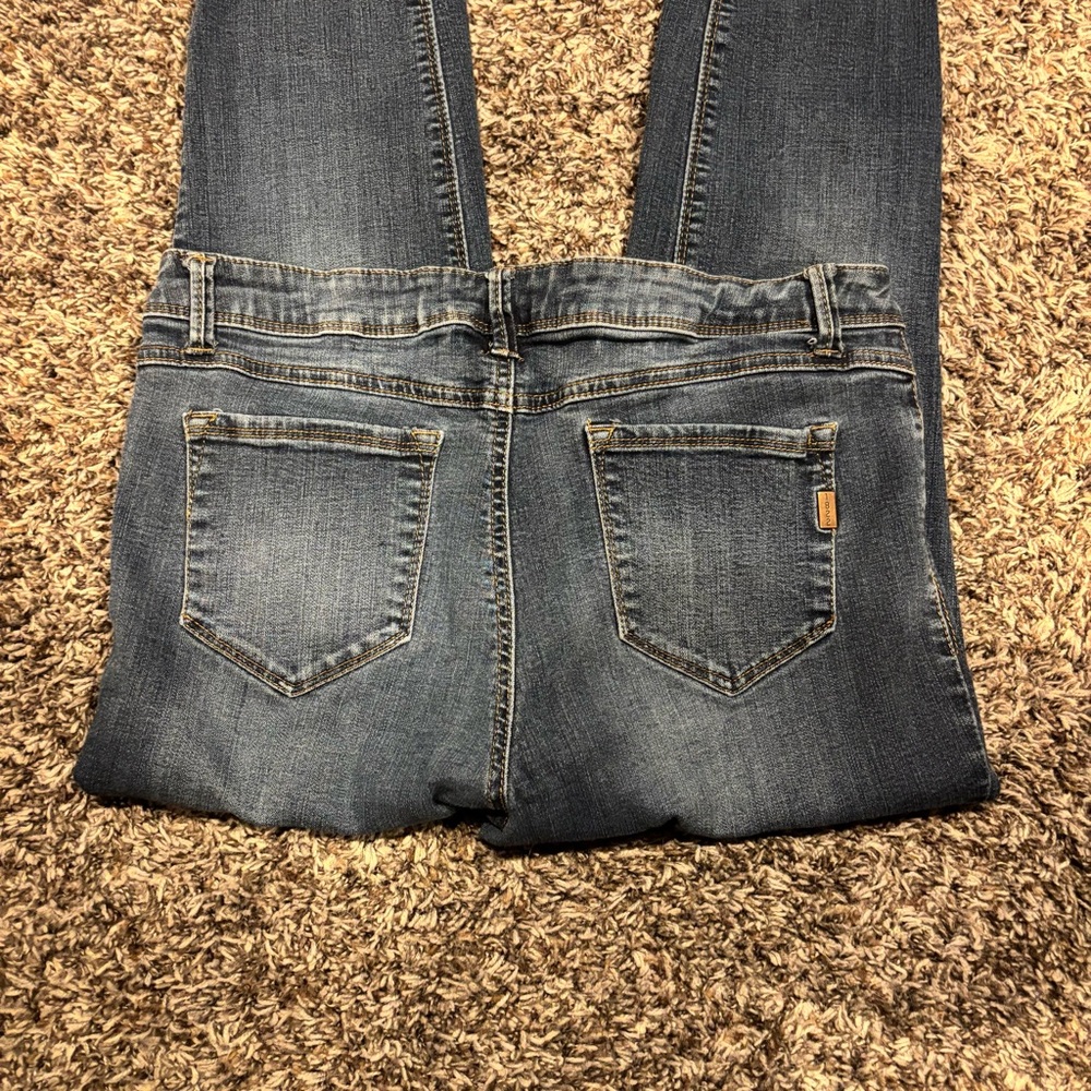 Girls 1822 Denim Dark Blue Skinny Jeans